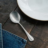 日本青芳 VINTAGE系列 不鏽鋼湯匙 BAGUETTE CLASSIC BOUILLON SPOON