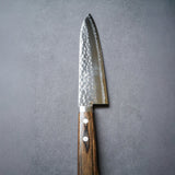 日本 增谷刃物 訓平作 VG10鋼 槌目大馬士革紋 刻流 蘇格蘭木柄 牛刀主廚刀 180mm