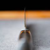 日本 增谷刃物 訓平作 VG10鋼 槌目大馬士革紋 刻流 蘇格蘭木柄 牛刀主廚刀 180mm