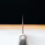 日本 增谷刃物 訓平作 VG10鋼 槌目大馬士革紋 刻流 蘇格蘭木柄 菜切 165mm