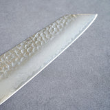 日本 堺孝行 彩宇樫漆 VG10 33層槌目大馬士革紋 劍型牛刀 190mm