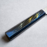 日本 堺孝行 彩宇樫漆 VG10 33層槌目大馬士革紋 菜切 160mm