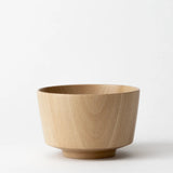 日本taffeta 櫸木 圓形有角飯碗 12厘米