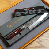 日本三昧 Supreme鎚目系列 VG10 33層大馬士革紋 三德廚刀 180mm TZ2-4003DH