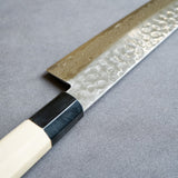 日本 堺孝行 AUS10 45層槌目大馬士革紋 牛刀主廚刀 和柄 240mm