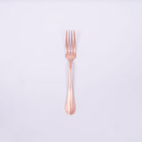 日本青芳 VINTAGE系列 不鏽鋼餐叉 粉紅玫瑰金 BAGUETTE CLASSIC STANDARD FORK PINK GOLD